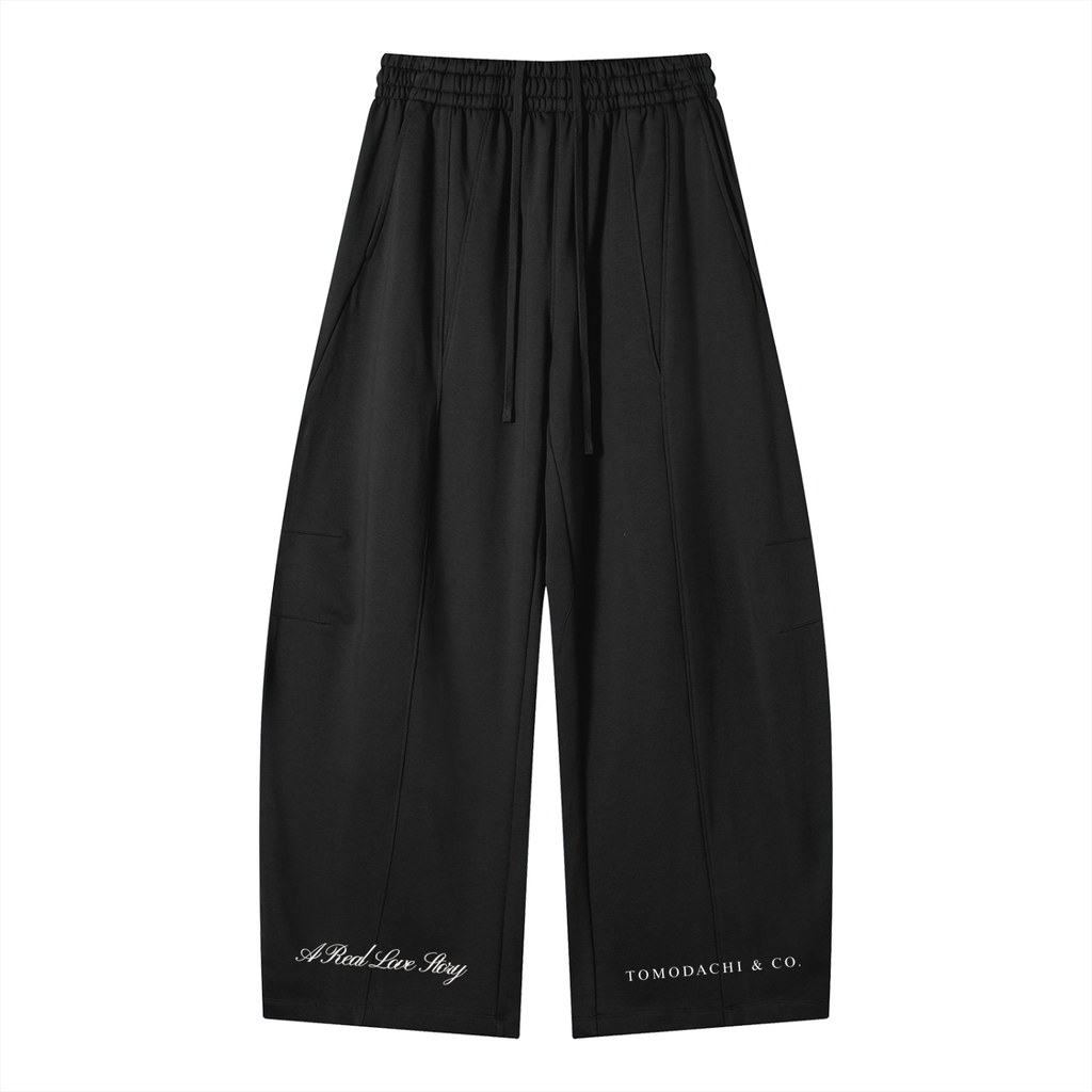 Heavyweight Wide Leg Panel Sweatpants