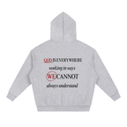 God Is Everywhere – Faith Quote Solid Full Zip Hoodie