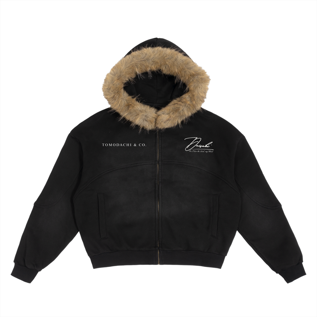 "Strength in Christ" Fur Hoodie