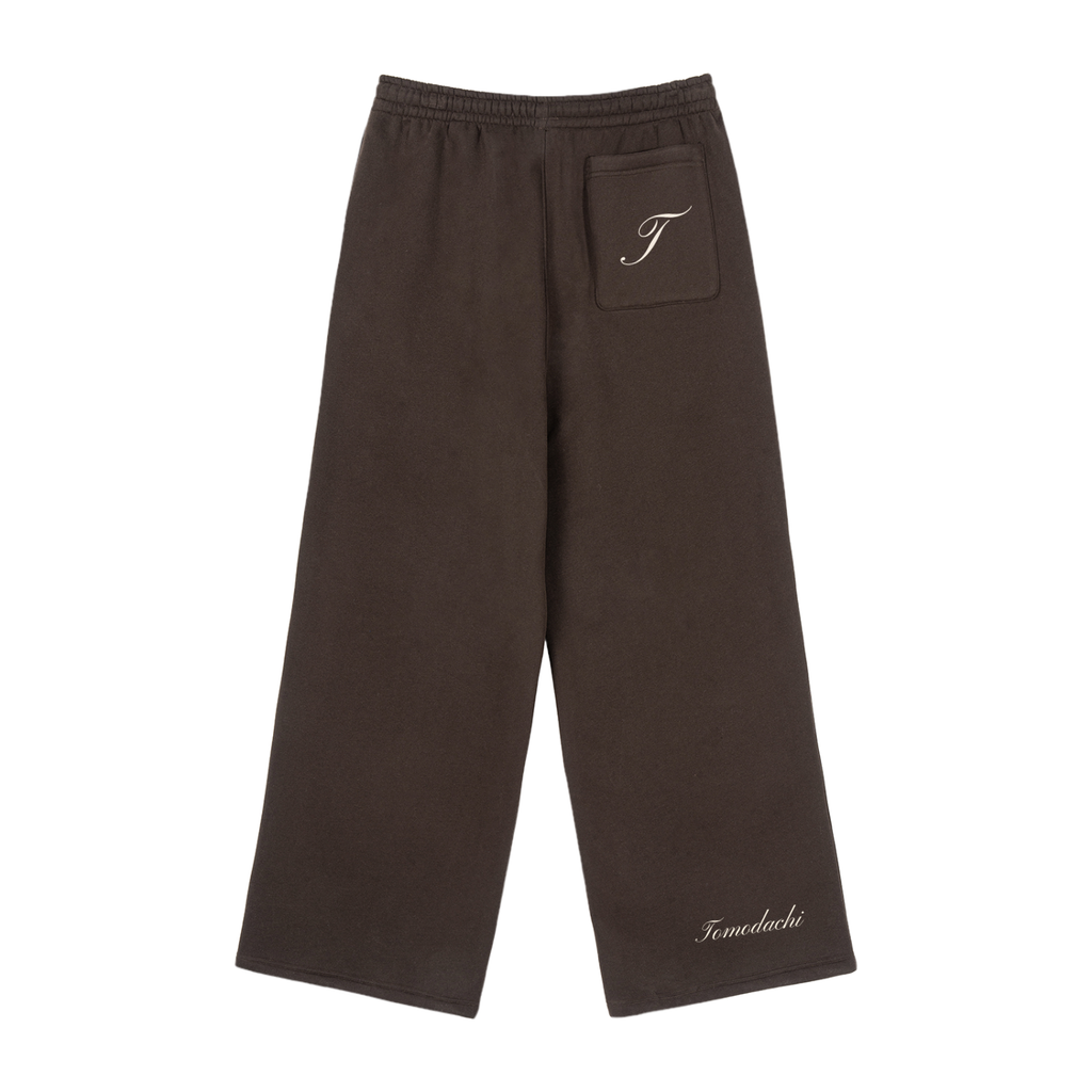 Fleece Drawstring Straight-Leg Sweatpants