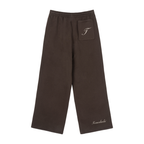 Fleece Drawstring Straight-Leg Sweatpants