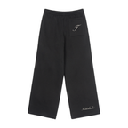 Fleece Drawstring Straight-Leg Sweatpants