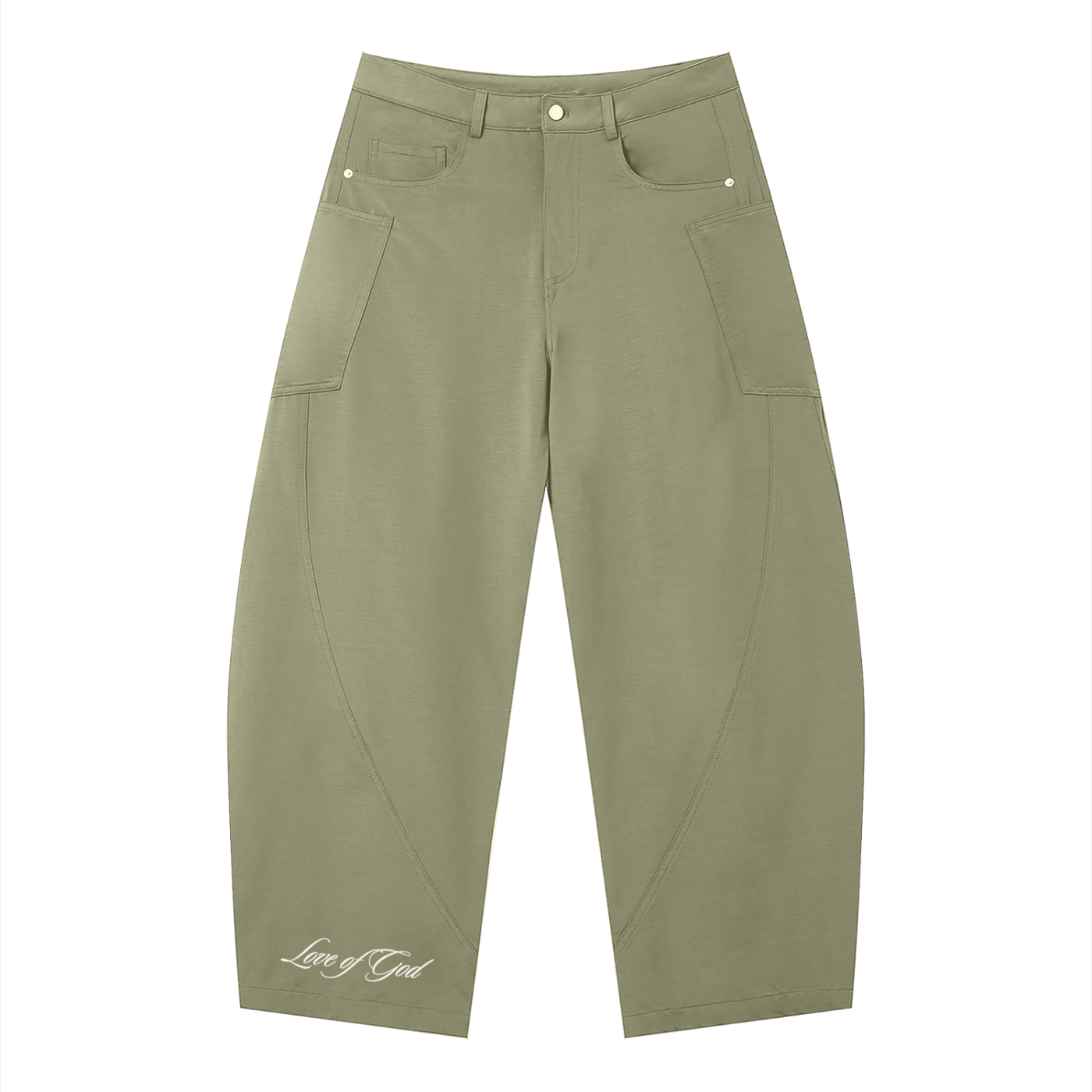 Men's Barrel Leg Pants