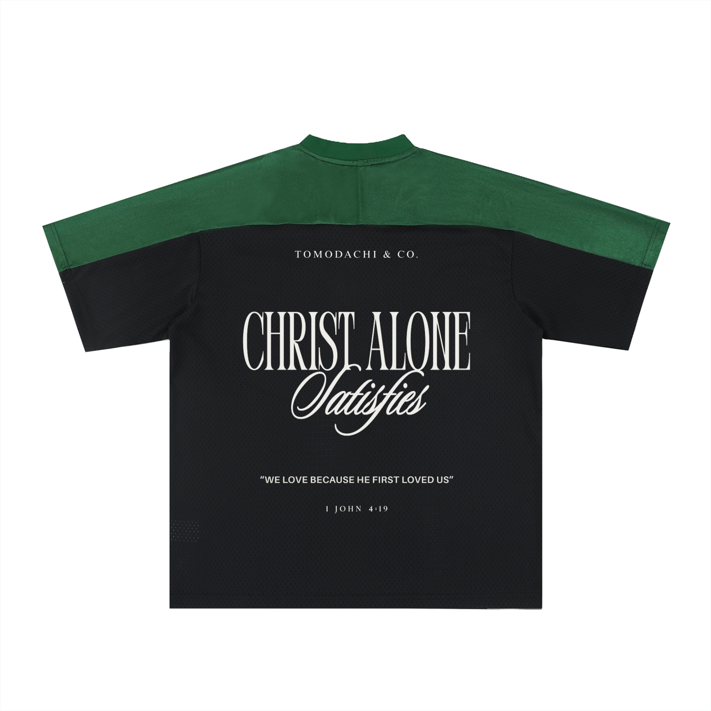 Oversized Mesh V-Neck Soccer Jersey