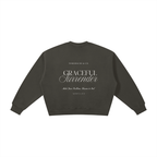 Boxy Fleece Crewneck Sweatshirt