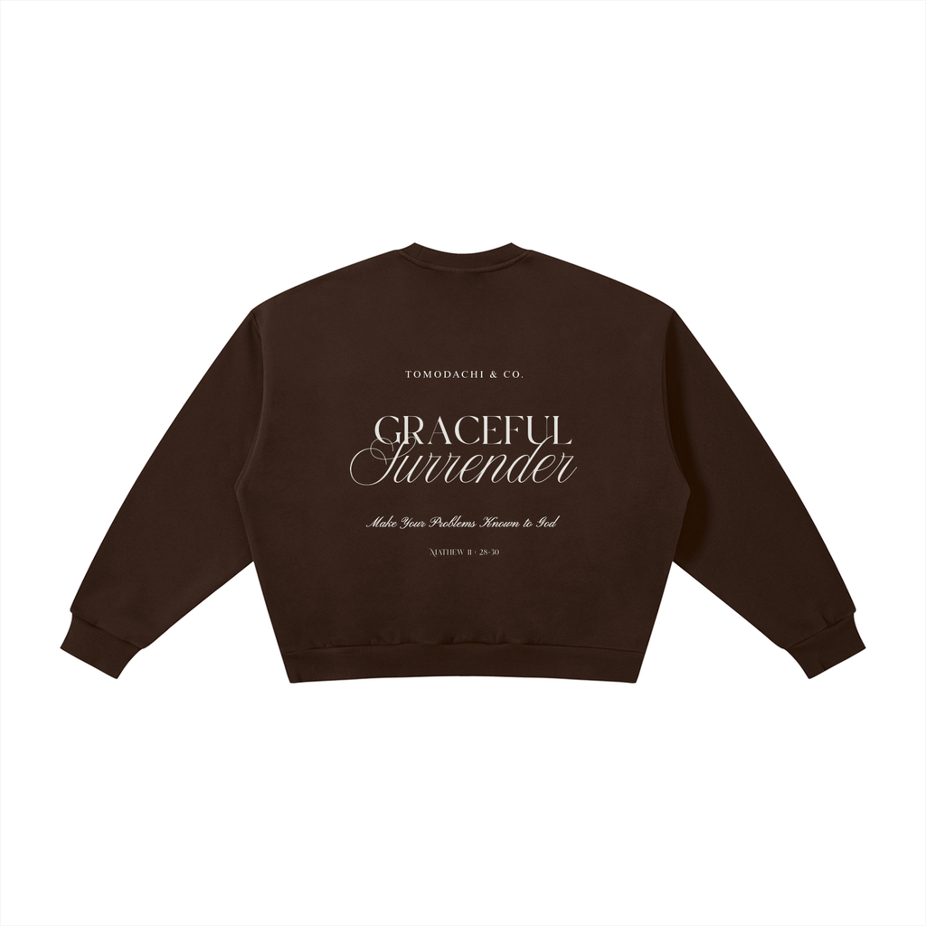 Boxy Fleece Crewneck Sweatshirt