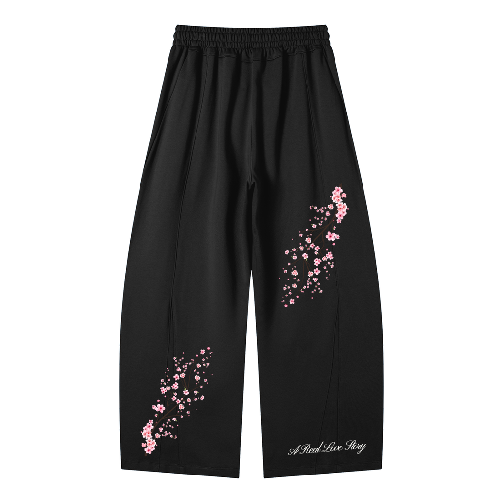 Heavyweight Wide Leg Panel Sweatpants