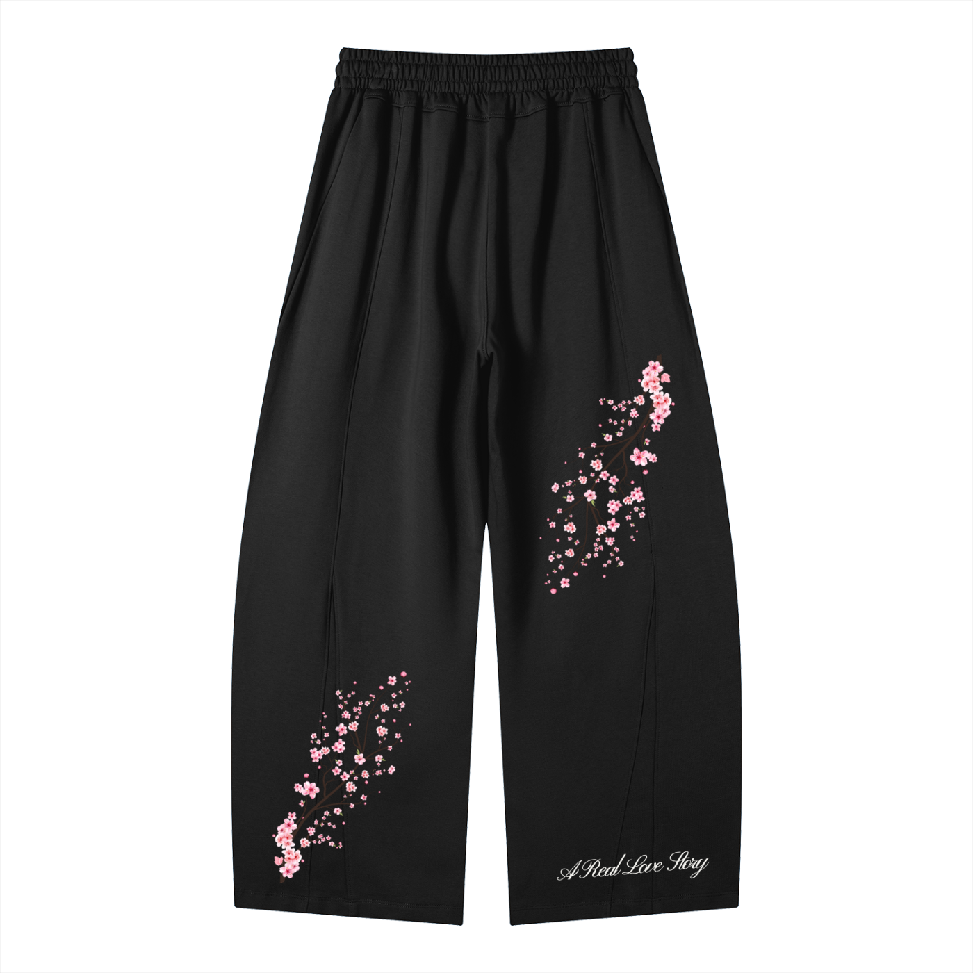 Heavyweight Wide Leg Panel Sweatpants