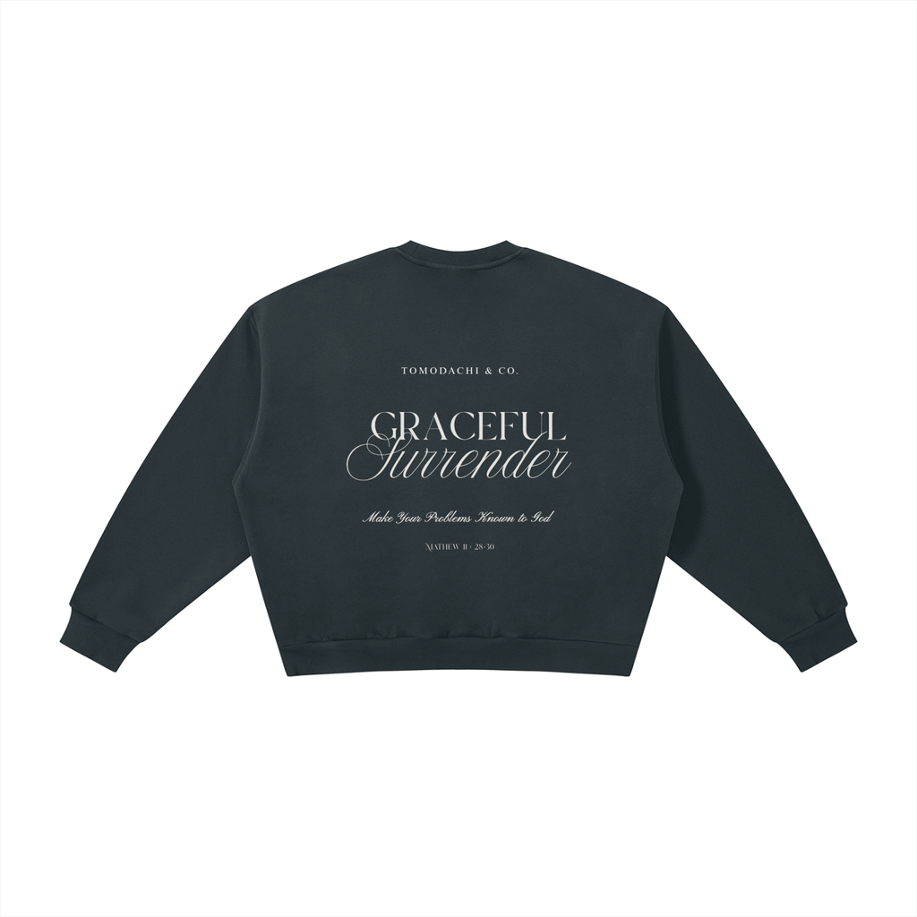 Boxy Fleece Crewneck Sweatshirt