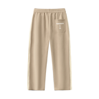 Contrast Side-Stripe Straight-Leg  Pants