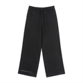Fleece Drawstring Straight-Leg Sweatpants