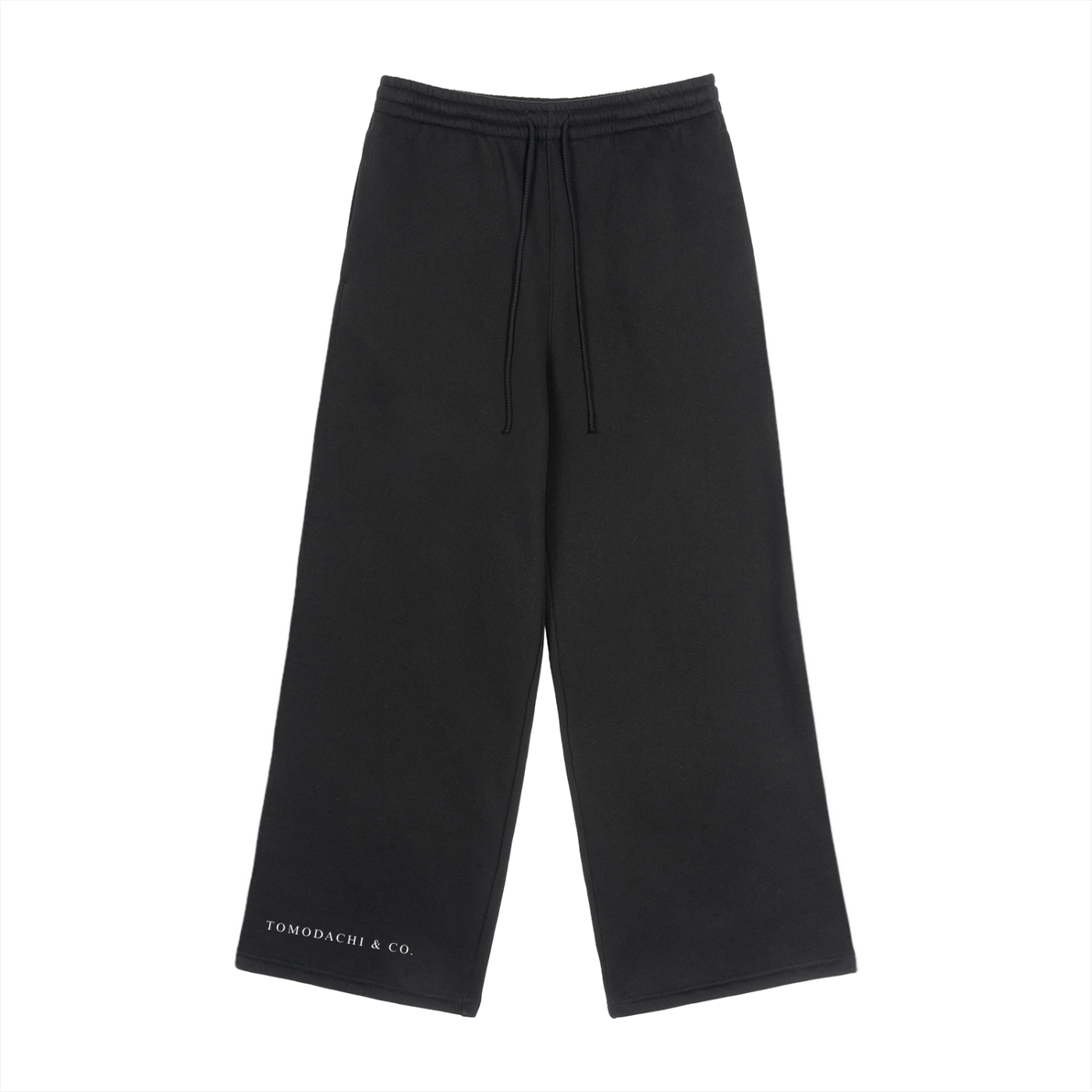 Fleece Drawstring Straight-Leg Sweatpants